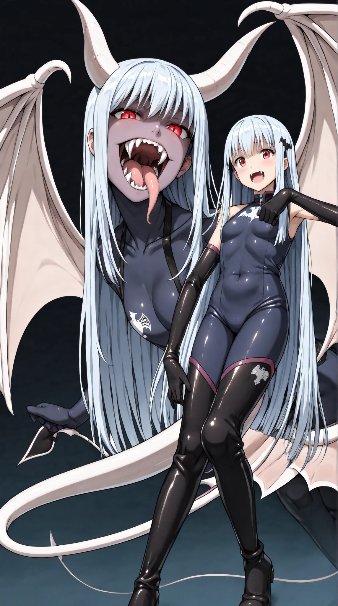 Koneko toujou, highschool dxd, mature woman, mature face, glossy lips, white hair, bob hair, body, small breast, visible pussy, visible nipples, naked, (dirty jail cell), defeated pose, side view, (bestiality, zoophilia, animal on human, animal dick in pussy, peeing in pussy, pissing in pussy), (grotesque beast, ugly beast, stray beast), bloated stomach, (screaming, crying, horrified, tears), (gangrape, orgy, raped, multiple grotesque beasts, multiple grotesque dog dicks), (spitroast sex, gangrape, rape)