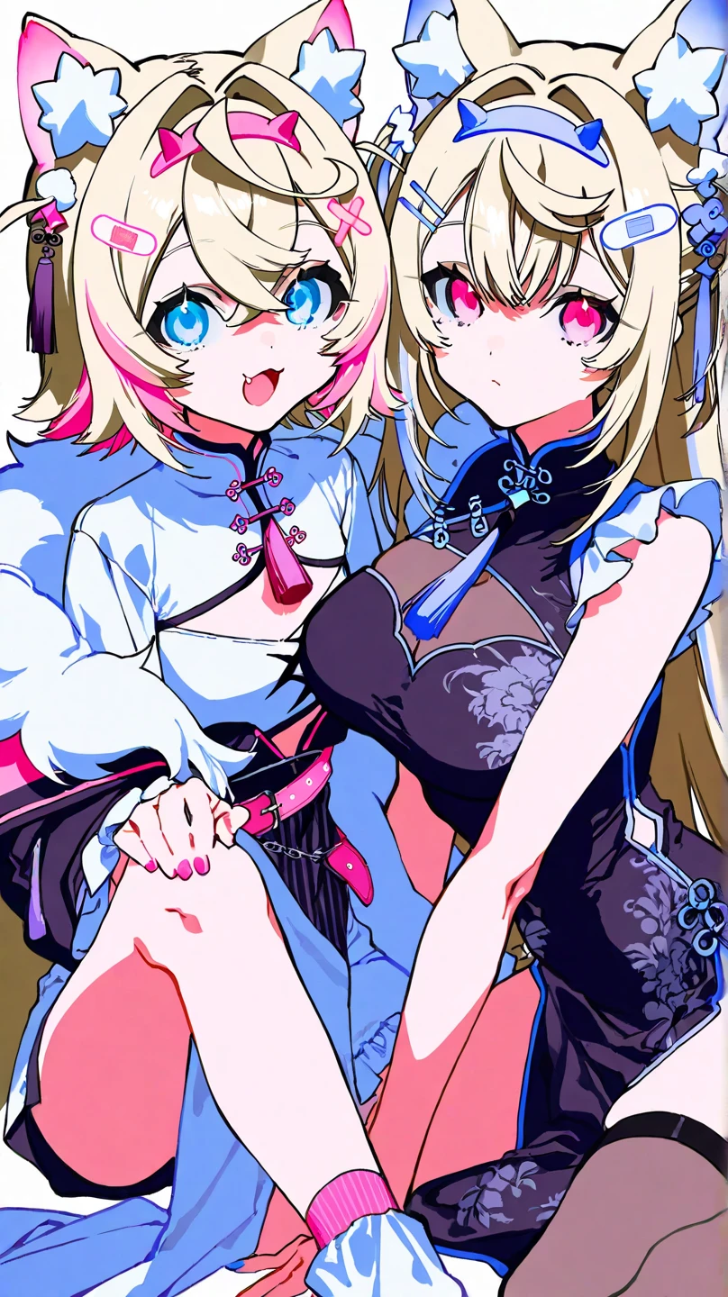 Highest quality, masterpiece, 4K, Highly detailed face, Highly detailed skin, Highly detailed wallpaper, Japanese anime, Second Dimension, Small face, Big Breasts, Normal body, Accurate body, Fine skin, Very beautiful cleavage, NSFW, whole body, One girl, Shy smile, On the bed, Blonde, Yu-Gi-Oh, Black Magician Girl, Sweaty, Cosplay, , mini skirt, From the back