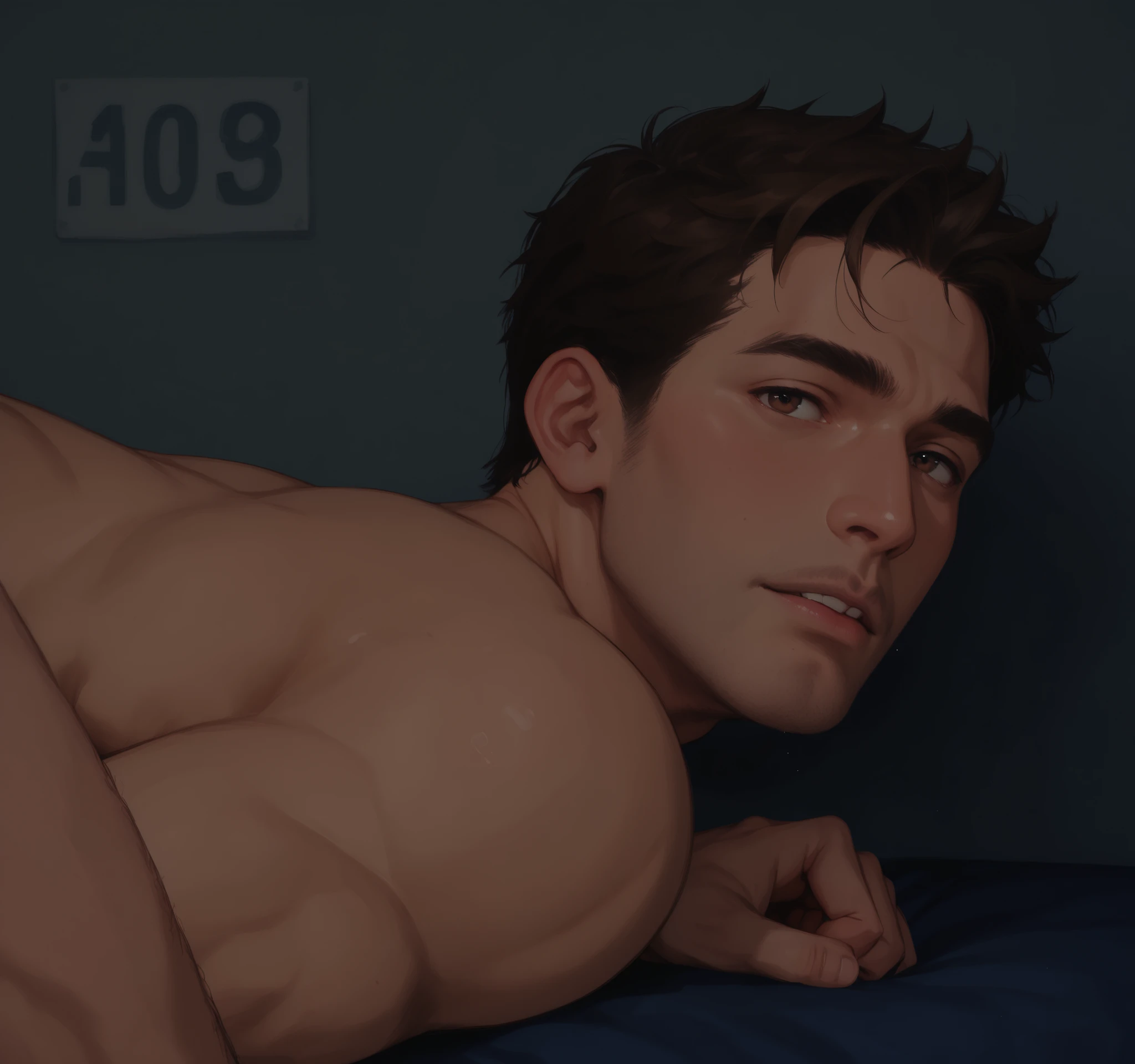 There was a man and it was fluid. Digital painting, shirtless :: high detail, inspired by Russell Dongjun Lu, inspired by Cheng Yanjun, low detail. Digital painting, shiny white skin, super fine. digital painting, digital pain, digital matte painting, digital painting, smooth pale skin, ultra-realistic illustrations,