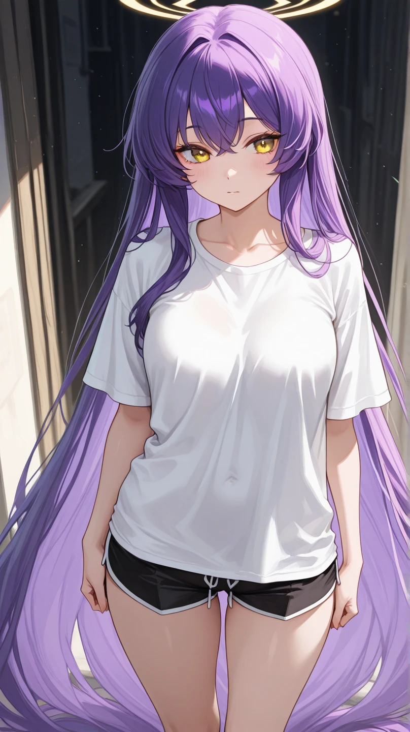(masterpiece:2.0), (top-quality:2.0), (white Tube top extremely short length dress made by towel:1.5), (perfect exposed shoulders:1.5), (perfect exposed nape:1.5), (super sexypose:1.5), (blushed face:1.3), (barechested:1.3), (realistic:1.5), 1 little girl, precise small hands, Embarrassed look, light smile, extremely cute girl, innocent face, young face, Clear eyes, Shining eyes, shoulder is visible, small breast, thigh is visible, No pubic hair, The beautiful skin, ultra-definition, Top resolution, japan high school student, brown hair