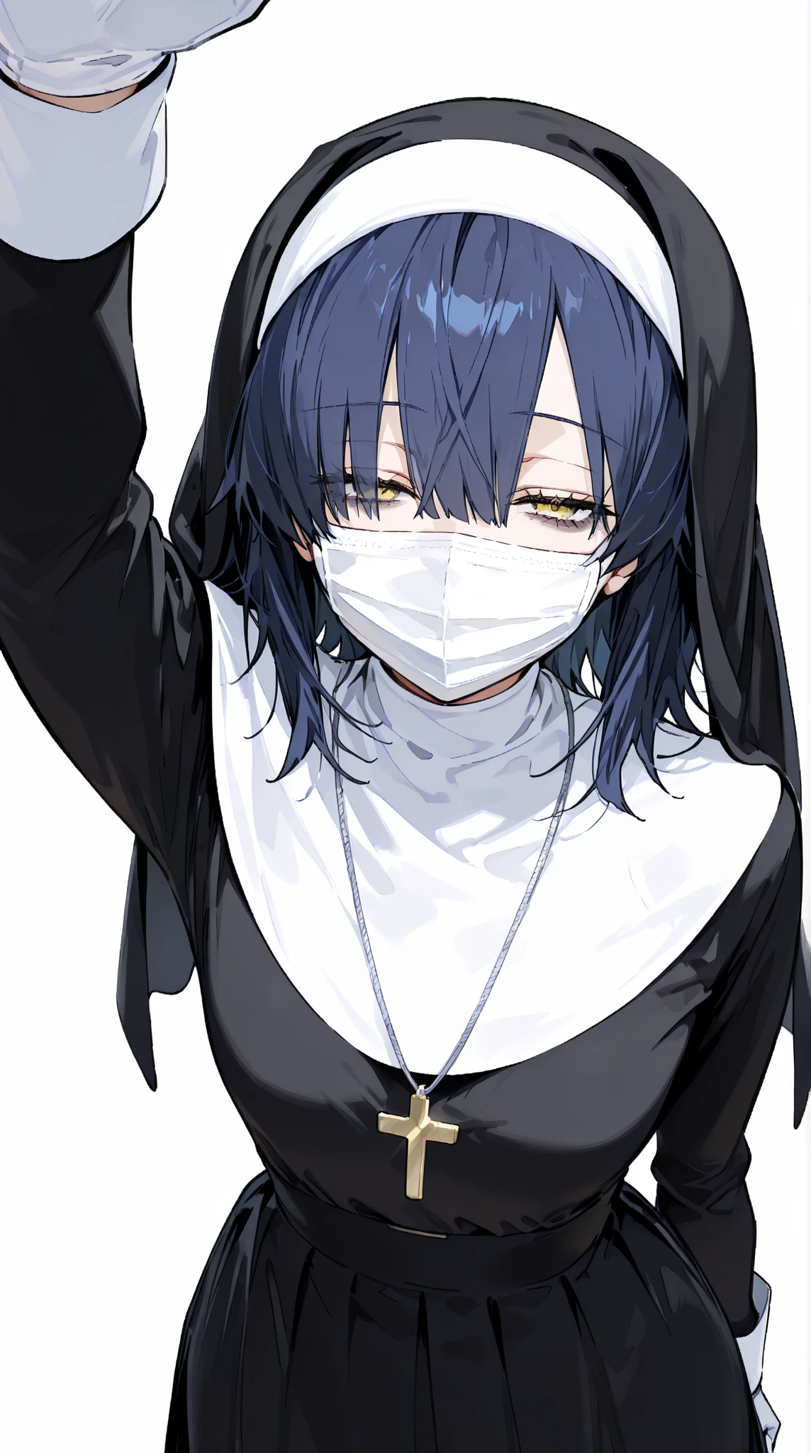 (sound、Can be viewed、masterpiece、high quality、High resolution、High-end rendering、Safe at Work、Safety Sensor),Super large 、Top View、Mature Girls、(Fallacy:1.5, Shift the mask、clothing、Mesugaki Smiles:1.5, )POV sex, Hyottoko fellatio、deep throat、