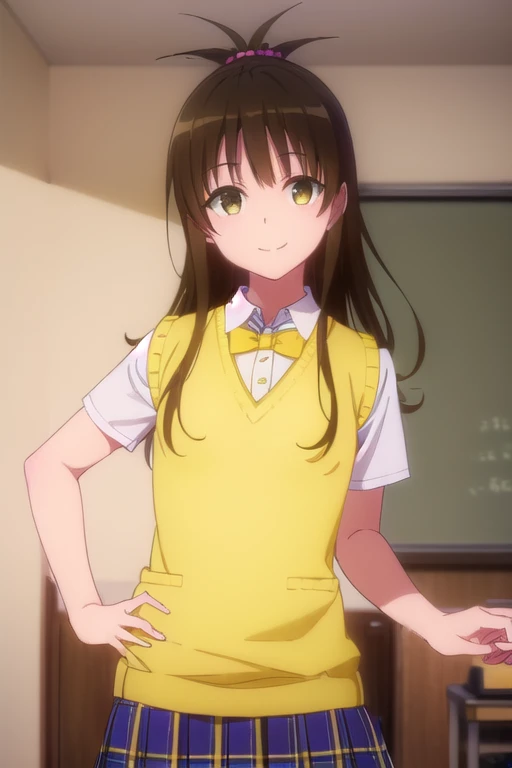 best quality, masterpiece, highres, solo, {ogasawara_haruka_soundeuphonium:1.15}, brown_hair, twintails, serafuku, blush, brown_eyes, yellow_eyes, black_hair