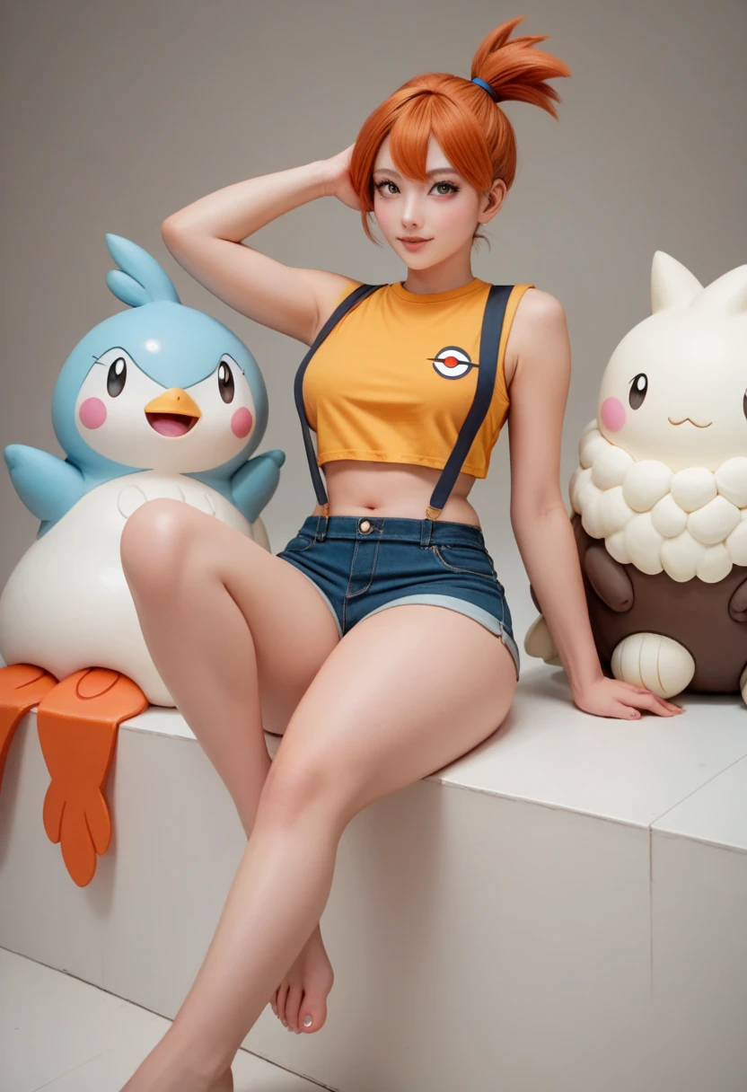 1 girl:1.3), cute, (best quality:1.4), (masterpiece1.4), light red hair, black eyes, turn left, looking at viewer, (full body), beautiful lighting, (Bokeh), light rays, (Depth of field), (See-through), (soft lighting, soft colors), ultra resolution image, (Anarmorphic), Intersection of tradition and urban lifestyle, happy, (Realistic:1.1)