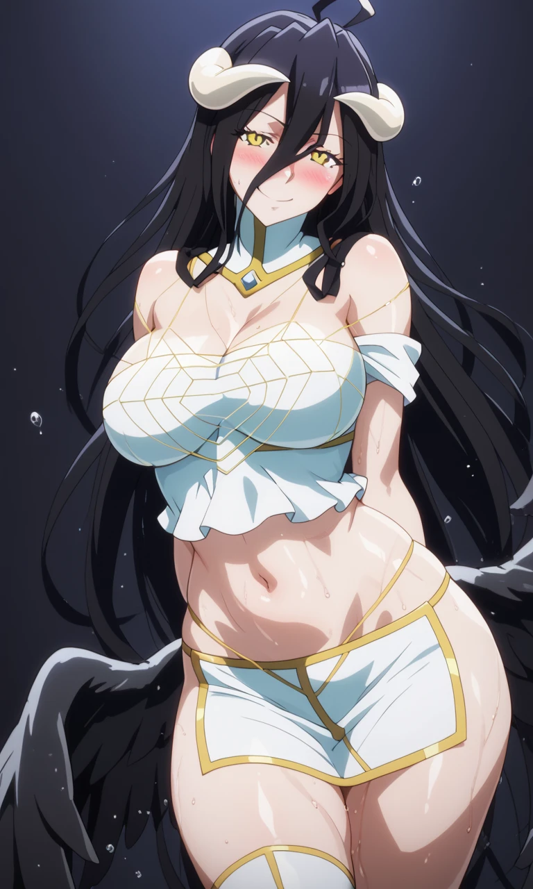 fullnude,vaginal,sex,woman on top,cum in pussy,sweat,girl trembling with sexual climax,breast milk,arms behind head,spread legs,ahegao,orgasm,bad hands,bad fingers,missing fingers,extra fingers,Simple white background,Armpit show,underboob,blue outfit, Jewelry,Pedras preciosas,Necklace, Blue eyes, Black hair,Bangs,Very long hair, 1 girl, 20yr old,infp young woman,Beautiful Finger,Beautiful long legs,Beautiful body, Beautiful nose,Beautiful character design, Perfect eyes, Perfect face,Expressive eyes,Perfect balance, Looking at Viewer,(Focus on her face),Closed mouth, (Innocent_Big_Eyes:1.0),(light_Smile:0.3), Official art,the Extremely Detailed CG Unity 8K Wallpapers, Perfect Lighting,Colorful, Bright_front_Face_Lighting,White skin, (masutepiece:1.0),(best_quality:1.0), 超A high resolution,4K,Ultra-detailed, Photography, 8K, nffsw, hight resolution, absurderes:1.2, Kodak Portra 400, Film grain, Blurry background, Bokeh:1.2, Lens Flare, (Vibrant_Color:1.2),professional photograpy, (Beautiful,Large_breasts:1.4), (Beautiful_Face:1.5),(narrow_waist),