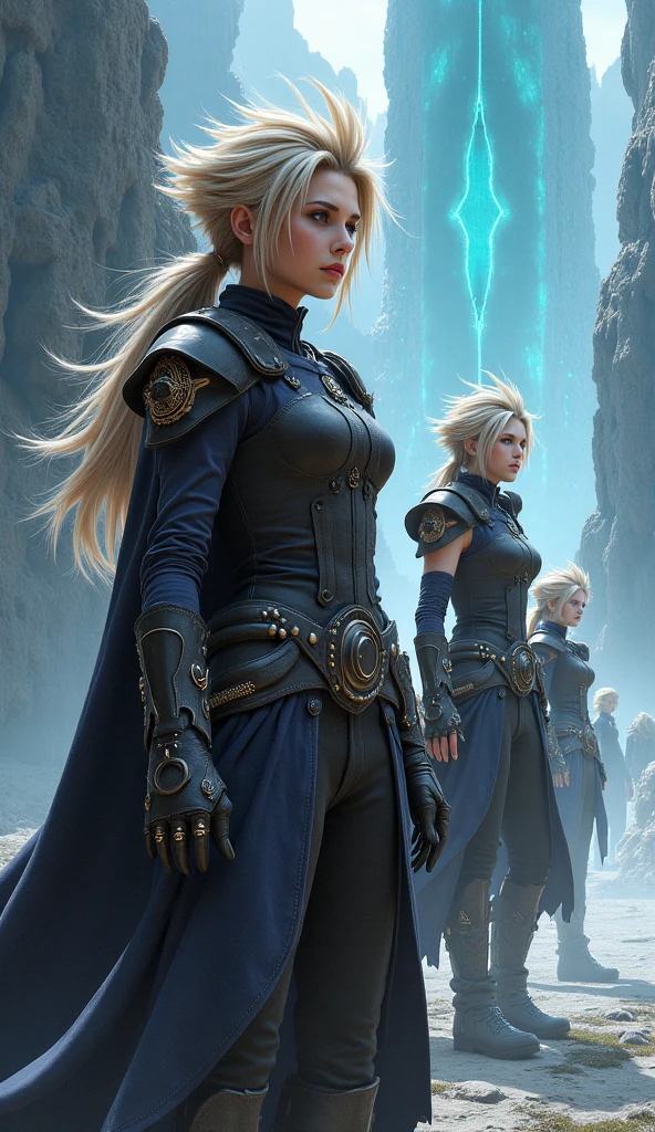 there are many people in a room with armor and weapons, white cyborg fashion shot, still frame from a movie, ava max, tom bagshaw and tom richmond, clothed in ethereal battle armor, symmetric armor, tai chi, billboard image, white horse, avatar ( 2 0 0 9 ), desaturated cold color palette, galadriel, 2 0 1 5 live music video --ar 16:9 --auto --s2