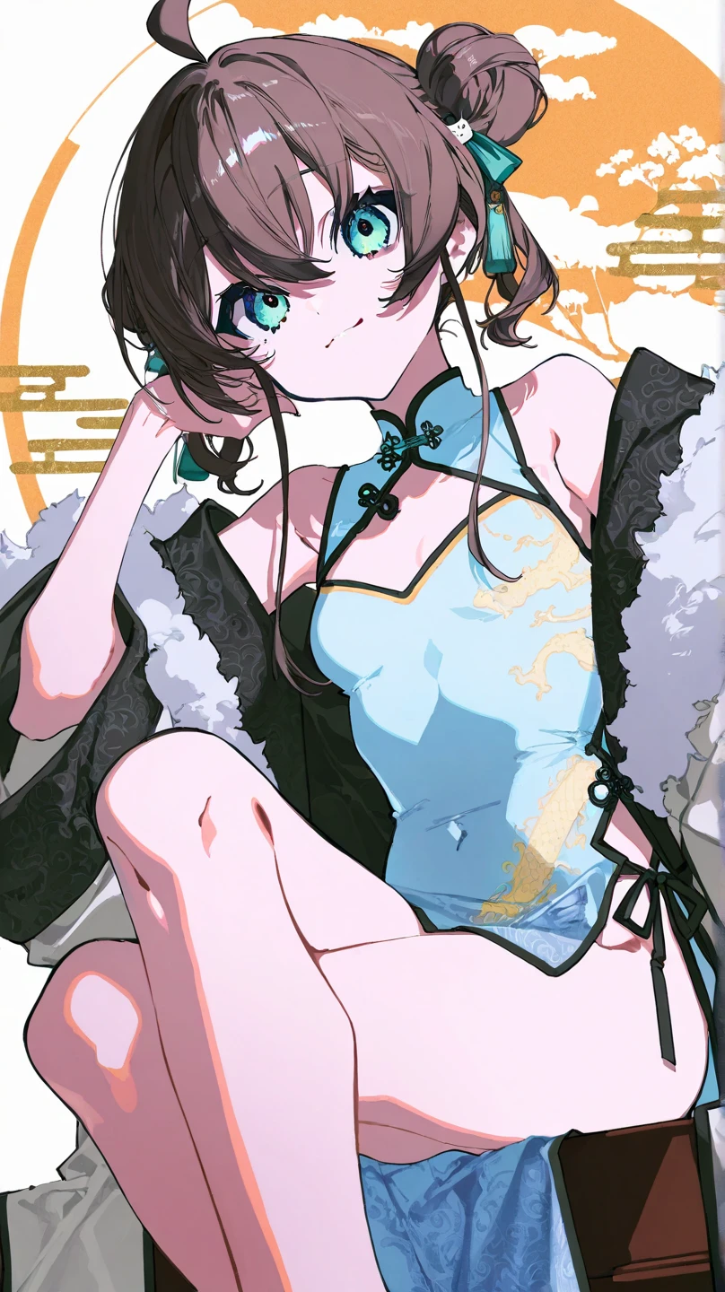 (((masterpiece, best quality, ultra highres, 1 girl, solo, no background))), super detailed skin and face and eyes and finger, beautiful japanese woman, small breasts:1.5, skinny, light brown hair, white background, very short pixie hair, Knee shot, Generate with illustrations, Various expressions, Various poses, Please draw the entire character within the frame, ensuring that the head, arms, and legs are not cut off. The background should be simple, with the character positioned centrally, outline, anime, 2d, boyish, smile showing teeth, underwear,