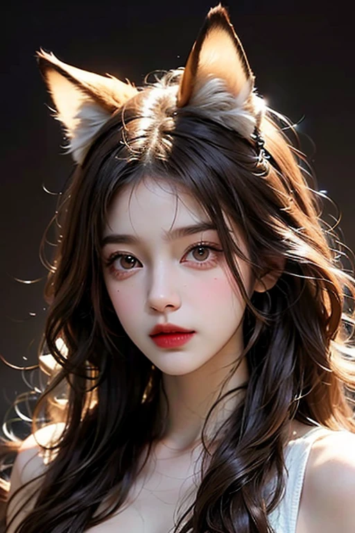 High-quality work，Realistic works，Super premium graphics，8K HD CG works，high quality graphics，High-definition and exquisite CG works，10x pixels，Ultra-fine details：1.1，Advanced technical details：1.1Realistic photo effects，Interior lighting effects：1.5，natural soft light：1.5. Light effect（Virtual light effects：1.8），Ultra-high resolution，shining dress，sliver long hair，silber hair，transparenthair，high detailed hair（Quality hair details：1.1）Clear eyes，Double eyelids look good，Sharp eye makeup, Create exquisite eyelash makeup, tthin eyebrows, Ultra-detailed eyes，a tall nose, lovely red lips, rosey cheeks, With delicate makeup on her face , pretty face, The face shape is perfectly proportioned,（Advanced facial details：1.1） Wearing a blue dress、pink haired woman，Fox ears，ice crystals，Ice World，Crystal clear，Blue eyes， ，Women's artwork，Dress full body video，Reality，Amazing Cleavage，My eyes are very bright today
