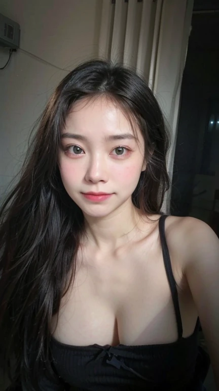 (masterpiece:1.3), (8k, Photorealistic, Raw photo, Best image quality: 1.4), Japanese 、(Random Hairstyles:1.2)、Cleavage:1.2、Super detailed face、Attention to detail、double eyelid、Close your chest、Sharp focus:1.2、Beautiful woman:1.4、Light brown hair、highest quality、masterpiece、超A high resolution、(Photorealistic:1.4)、Highly detailed and professionally lit smile、Loose, lightweight knitwear、Show your shoulders、thin、Serious expression、Short-haired、Deadly position