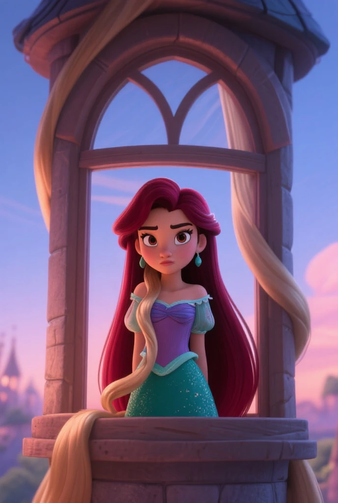 portrait, looking at viewer, looking at camera, straight on,
arielodd, 1girl, red hair, long hair, freckles, medium breasts,
exotic dancer, veil, cleavage, intricate gold jewelry, choker,
Arabic temple, desert in background, warm volumetric lighting, realistic, blurred background
<lora:Ariel_ODD_v1:0.75>