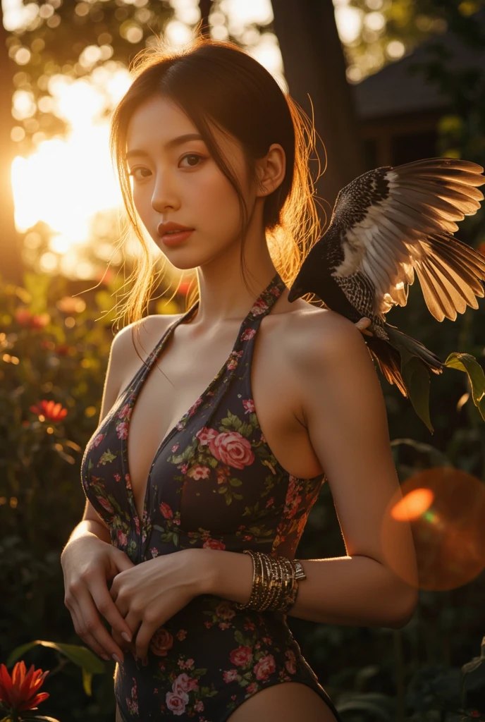 1girl, official art, unity 32k wallpaper, ultra detailed, beautiful and aesthetic, best quality, intricate details, (dynamic angle:1.4), glowing skin, portrait of the most beautiful form of chaos, elegant, a brutalist designed, vivid colours, romanticism, atmospheric, depth of field, photo of a girl wearing intricate butterflies and flowers as dress, arms up, ((decay and spooky)), firefly glow, dark and moody, plants and branches, atmospheric, trending on artstation, 32k top masterpiece, ((symmetry)), (a lot of colorful butterflies and yellow fireflies:1.3), (yelowish glow), (horror art by apterus:1.2),  monster, >, zwd, zuowangdao , zwd, lifelike, red petal, atmospheric, ethereal, full body , sitting, beautiful and aesthetic, Eiffel, reflection varies multi etc. --v6 --s1000 --c20 --q5 --chaos100