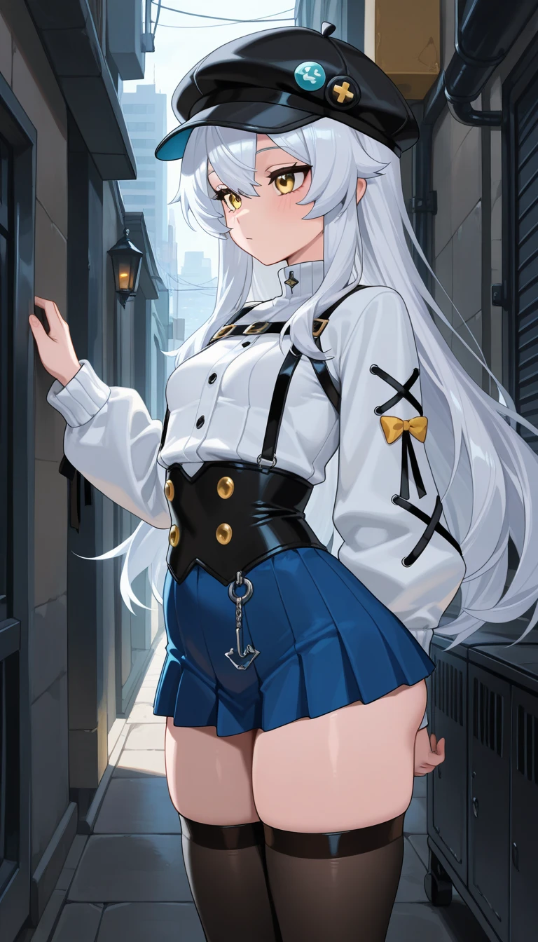 (Super detailed、Ultra-high resolution、Vibrant colors)、((Flat Color))、((colorful))、Multicolored lighting、((浮かぶcolorfulな水))、Blue background、
Nurse uniformを着て縛られた女、Random Pause、(Golden chains on body、Golden chain collar、handcuffs)、Random Sexy Poses
(Long Hair、Vermilion, silver and gold hair、hair ornaments、Big Breasts)、(Nurse uniform、choker、Skirt with slits、Knee-high stockings、garter belt、White biting panties、Tickle)、cameltoe、TWICE's Tzuyu' on pause、Beautiful blue eyes、Beautiful lips、(A rich expression、happy、fun)