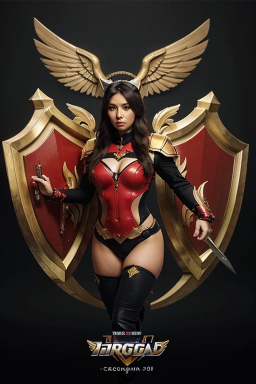 woman year of 2071 gold sexy knight