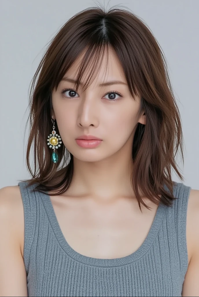 Highest quality、woman、Natural Skin、Fingerless、No arms、No hair、Upper body naked、small breasts,small nipples,erection of nipple,topless、Nipples
