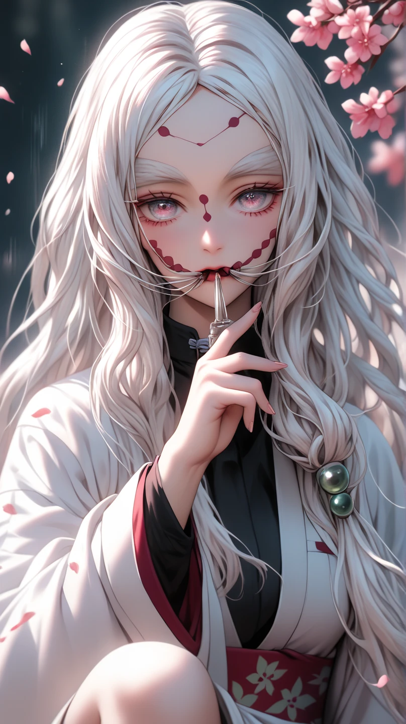 Dragon Rising Ryu Mum A hyper-realistic, cinematic portrait of Rui’s Mother from Demon Slayer ...