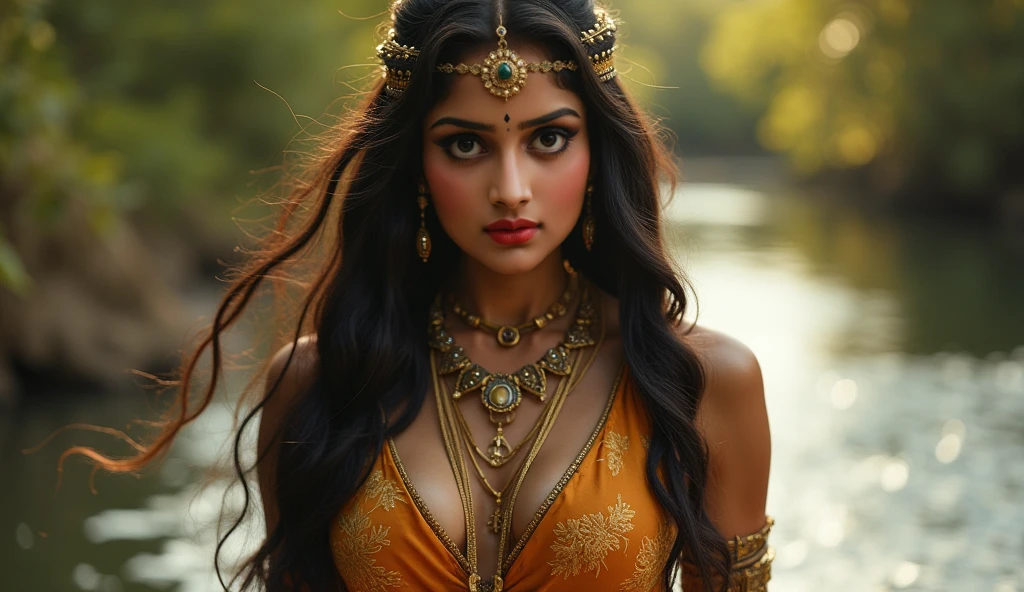 Carnival girls dancing on the street, BREAK Nova, Indonesian girl, beautiful girl, gorgeous actress, stunning green eyes, extra long wavy black hair, highly detailed hair, perfect face, beautiful face, perfect female body, mature female,Indonesia crown, Indonesian dancing dress,Indonesia necklace,indonesia earrings,Indonesia jewels,indonesia jewelry,indonesia head ornaments,indonesia hands ornaments,indonesia legs ornaments,high heels,huge breasts,large breasts,big boob,Burst breasts,Big breasts,Plump breasts,Expose breasts,bare breasts,Narrow waist,Bare ass,big ass,bare belly,bare navel,wet,wet body,sweating body,shiny skin,pubic hair,intricate details, ((cinematic light)),