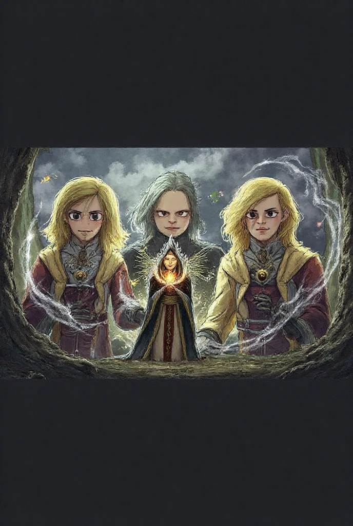 Um meio corpo, Portrait of 3 girls German children long blonde hair of 12 years, jaquetas couro vermelhas, holding in his hands a cross, Image of a large cloud of black smoke and lightning, magic storm and thunder clouds, Dark clouds and lightning, stormy sky with thunders, dark storms with lightning, thunderstorm in the sky, tempestade assustadora, fundo da tempestade, lightning clouds, nuvens tempestuosas escuras, tempestade, Tempo tempestuoso com raios, fundo da tempestade, trovoada ao fundo, fundo da tempestade de raios, Trovoadas