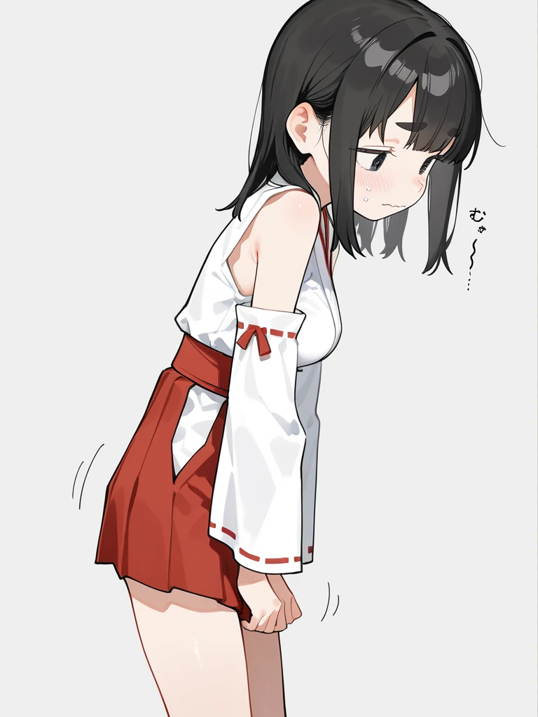 megumin, 1girl, solo, looking at viewer, short hair with long locks, bandaged leg, black hair, red eyes solo, , empty eyes , large breasts, nipple, Running, , Heavy snowfall area frozen wet crying mountain Alone, crying, Naked, solo, 1girl,