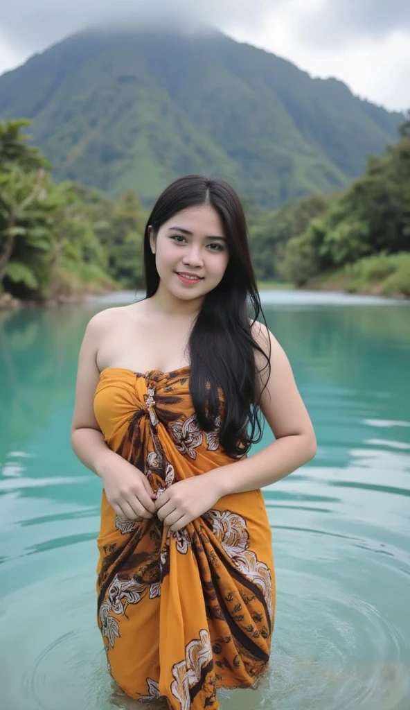 indonesia plump woman. beauty woman