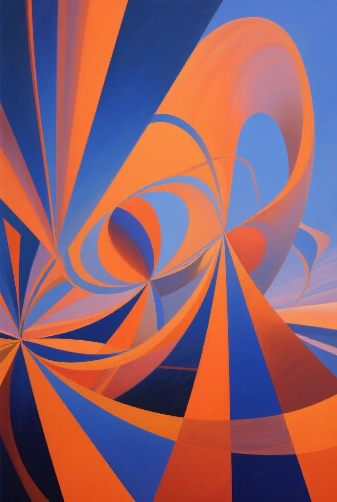 create an abstract composition with lines and graphic elements random modern geometric with vibrant texture and colors with light background+biomechanics science fiction+tribal