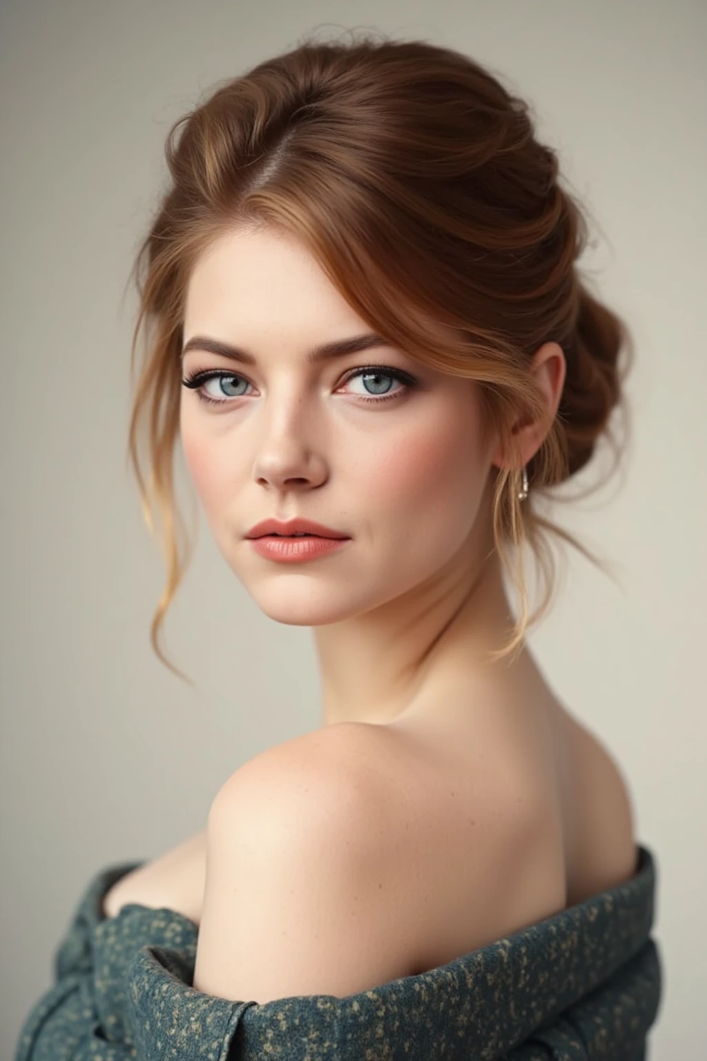 beautiful woman (EP4bbyGl0v3r:.99): a woman at a (party:1.1), perfect topbun, wearing sexy blond (compression shirt), (crowd of people in background:1.1), (at a pompous theatre), (face focus), modelshoot style, (extremely detailed CG unity 8k wallpaper), professional majestic (photography by Francesco del Cossa:1.1), 24mm, exposure blend, hdr, extremely intricate, High (Detail:1.1), dramatic, soft cinematic light, (looking at viewer), (detailed pupils), 4k textures, soft cinematic light, elegant, ((((cinematic look)))), soothing tones, insane details, hyperdetailed, ("In Jernau we trust!":1.1)
