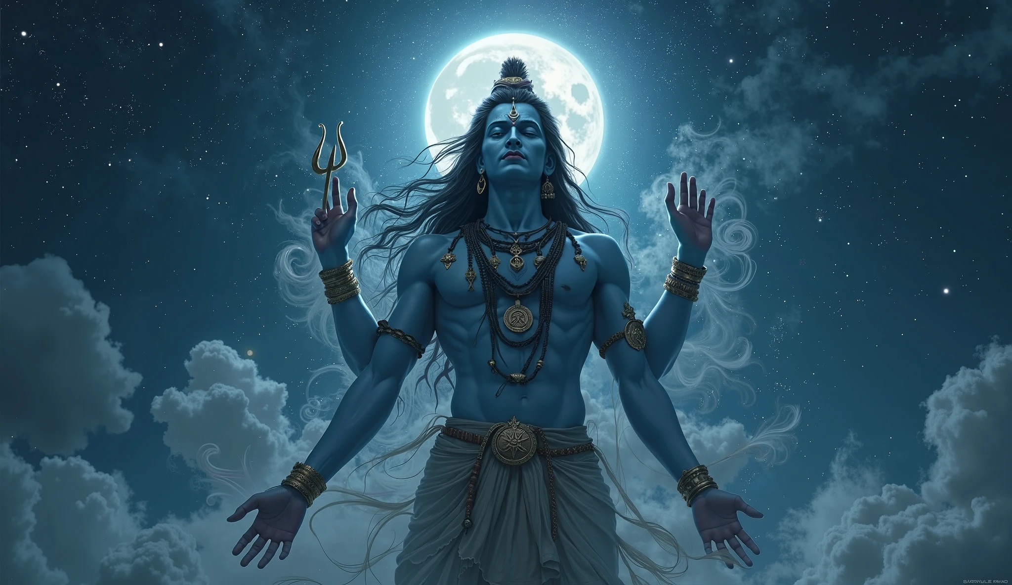 lord shiva destroying the universe