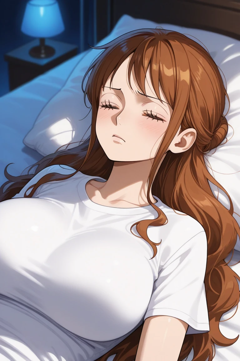 a cartoon picture of a woman laying in bed with her arms outstretched, high quality fanart, manhwa, seductive anime girl, in the art style of bowater, webtoon, webtoons, inspired by Sim Sa-jeong, trending on artstration, official fanart, trending on devianart, smooth anime cg art, sui ishida art manga