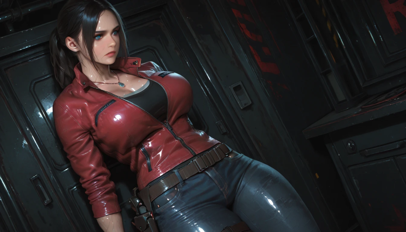 Claire Redfield, back, fat, sexy