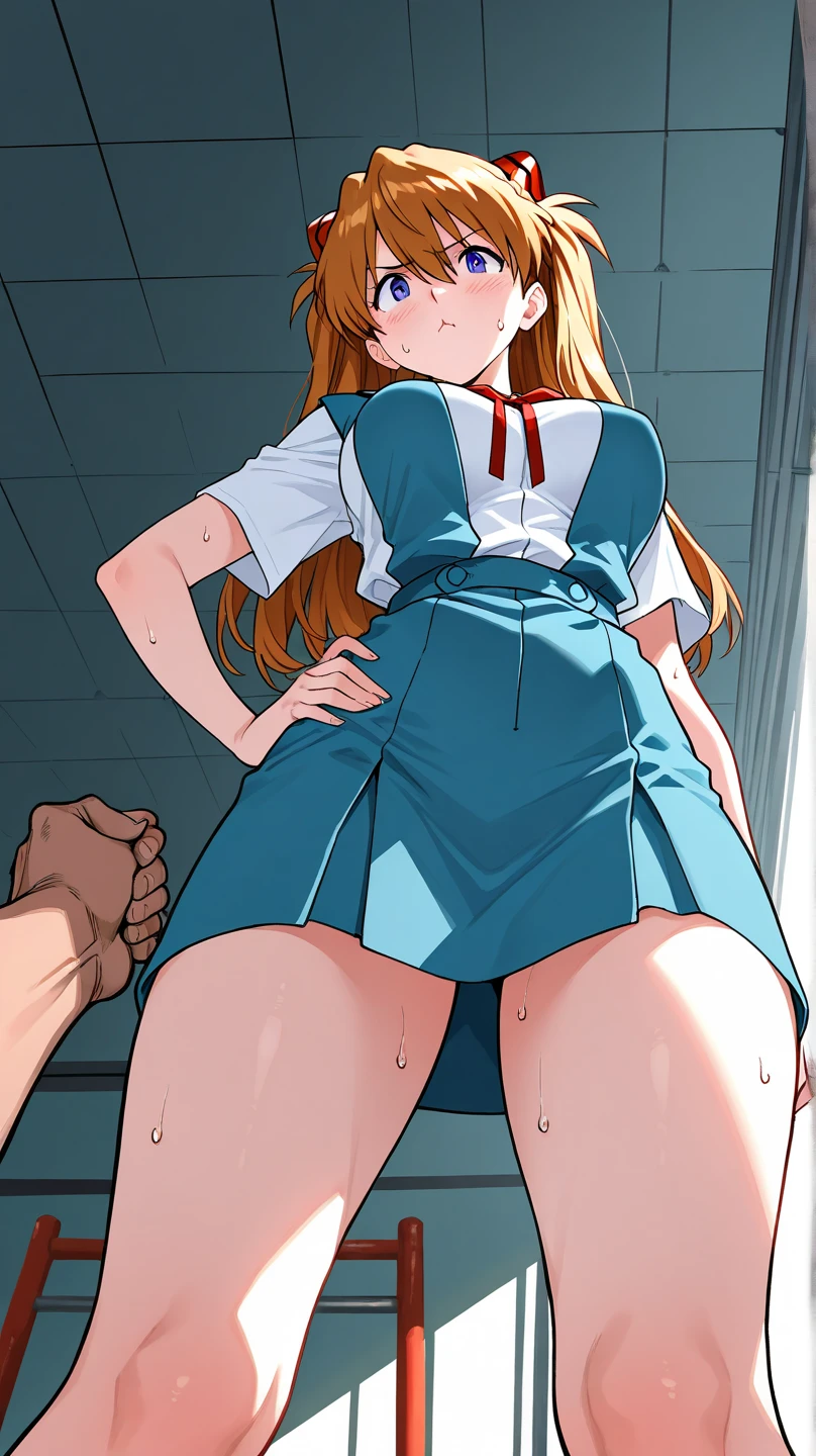 score_9, score_8_up, score_7_up, score_6_up, score_5_up, score_4_up, (source_anime), bleach, 1futa, 1girl, ((rukia)), ((orihime)),Sweaty, Slim waist, small breast, massive breast, sagging breast, thick thighs, puffy nipples, (futa on female), Very embarrassed, size difference, fat pussy, forced, rape, cowgirl