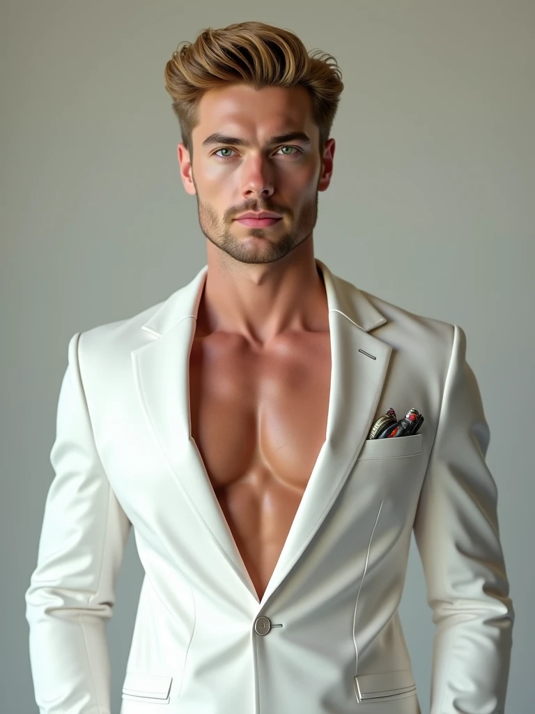I'm a boy billionaire white boy from an influential Italian mafia family. the youngest son. Any lady who looks at me will cum instantly. My presence attracts ladies to me like a magnet.
my age:18
I wear a white formal suit, a fancy bow tie, white pants and fancy black shoes + a dragon tattoo on my right hand, a devil’s ring on my left hand
My hair:blond short and smooth without a beard or mustache
My eyes:big blue
My skin:white
My white penis:40 inches
My balls are big, white
Occupation:Youngest leader of the Italian Mafia
My personality:loving + caring + possessive + muscular + very beautiful + very sexy + very handsome + very very strong + my white body tastes sweet, and I smell sweet