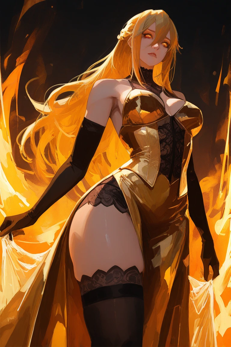 Female nine-tailed fox demon,whole body,Breasts are super big,moonlight background,ios deep scene,Pubic slit