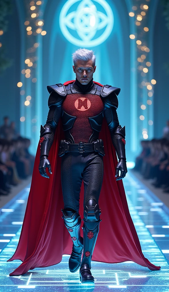 (realistic,hyper-detailed,8k,DC comic superhero,Captain Atom,captainatom),
(silver suit,silversuit),
(red gloves,redgloves),
(red boots,redboots) ,