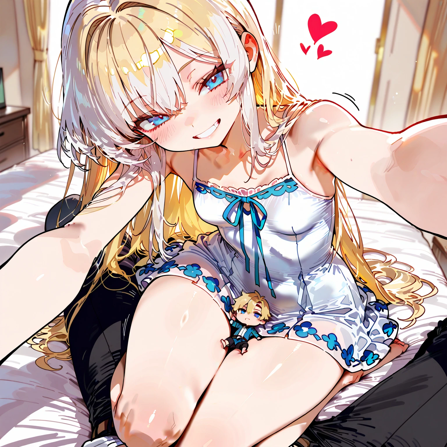 photo realistic, (masterpiece,best quality:1.4),(8k,raw photo,photo realistic:1.2), detailed skin,detailed face,(1boy and 1girl,having fuck:1.8),boy on-top,lying in bed,bird’s eye view, legs up, 1girl,Japanese idol,cute face, , Not Safe for Work, Pink Underwear, (((NO Panties))), ((Open twat))), anus, happy, medium bob, blonde hair, ((wavy hair)),((pretty fingers)),((beautiful feet)),Little Girlband, child, small breasts,blush,12-yo,