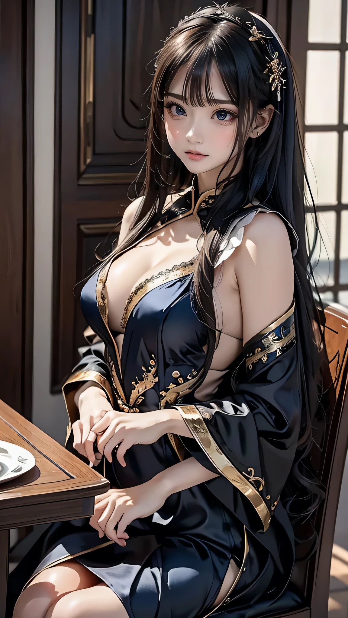 true-to-life visuals, artistically refined,captivating beauty, breathtaking aesthetics, dramatic contrasts, atmospheric depth,official art,high saturation,Intense Coloration,
1girl,solo,
Onmyoji, shikigami summoner, ofuda inscriber, exorcist, yin-yang master, divination