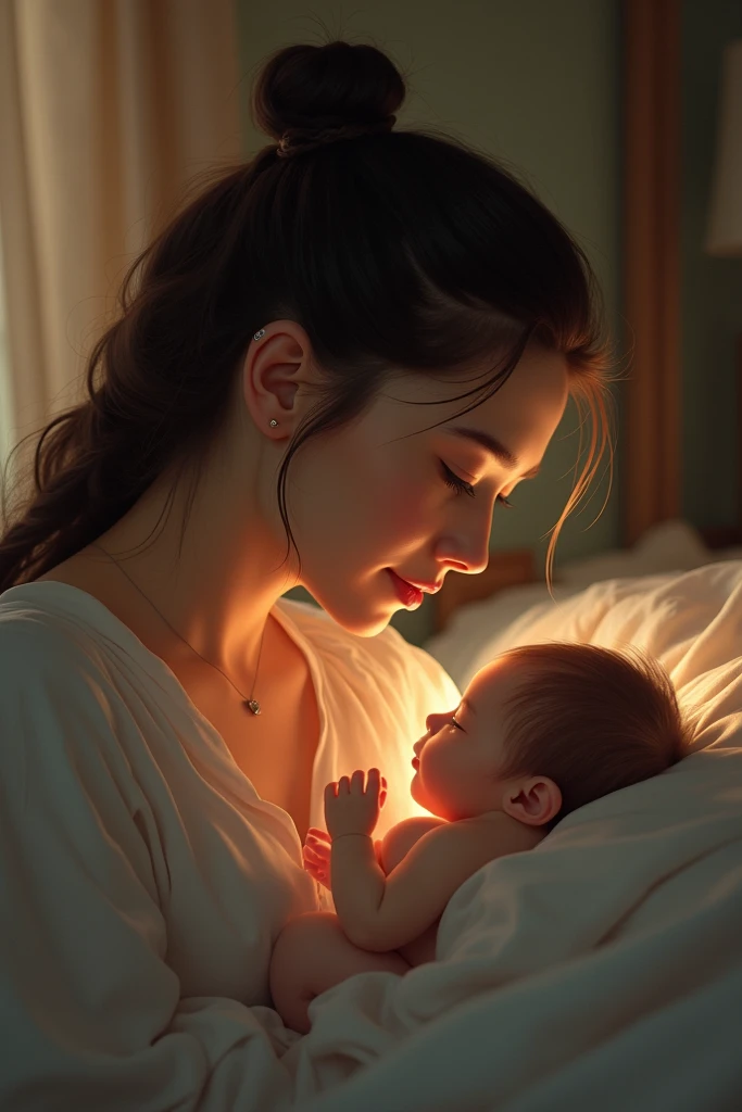 Breastfeeding woman