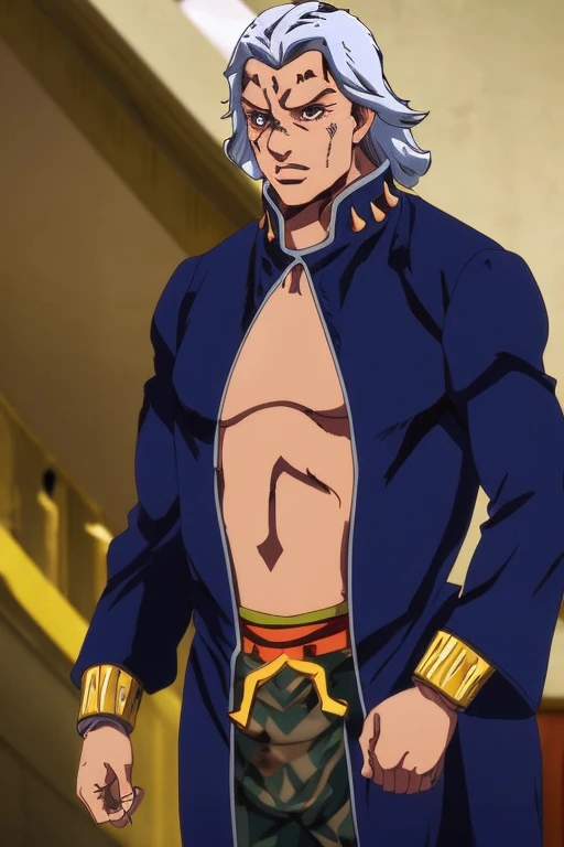 masterpiece, best quality, solo, 1boy,looking at viewer,
 <lora:TigerMaskV1:0.8>tigermask,cape,wrestling