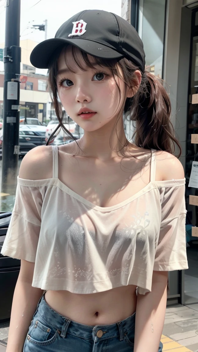 1girl, intricate detailed face, beautiful detailed eyes, beautiful detailed lips, extremely detailed facial features, longeyelashes, porcelain skin, elegant posture, serene expression, flowing hair, flower crown, lush garden, ambient lighting, pastel colors, digital painting, vibrant colors, highly detailed, photorealistic, 8k, masterpiece, shinny silver dress with straps and leggings with straps 