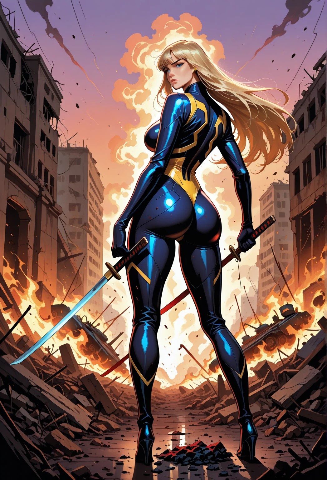 (Numerous award-winning masterpieces, with incredible detail, textures and maximum detail), (hyper realistic:1.4), ((1 girl in)), solo, ((Full face helmet with no exposed face and head hair)), hurricane blue, Thick and intricate lines drawn on the chest, Lines on the sides of the suit, a belt, The suit is blue with long gloves and boots are white, ultra miniskirt, (Very shiny helmet and suit), ((Three-dimensional helmet)), distinct fishnet tights, Highly detailed CG Unity 8K wallpaper, masutepiece,Best Quality, Super A high resolution,4K,Ultra-detailed, Photography, 8K, hight resolution, absurderes:1.2, Kodak portra 400, Film grain, Lens Flare,professional photograpy, (((violent action))), (((Anatomically correct))), H cup large breasts, (((erected nipples:1.2))), looking up, (((lean back))), (((spread legs:1.5))), (((exploding into dust, sparks fly from the breasts:1.3))), (((A big explosion on her chest:1.5))), (((damaged the suit:1.2))), torn suit, nsfw, choking, raised arms, (((pitch black darkness))), (((eerie swamp))), close up, (((low angle))), full body