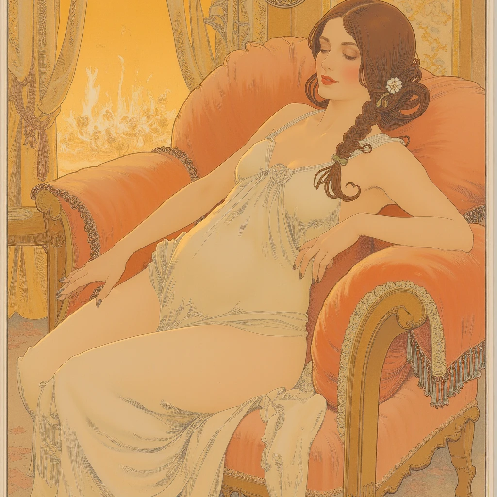 A prostitute intoxicated by opium