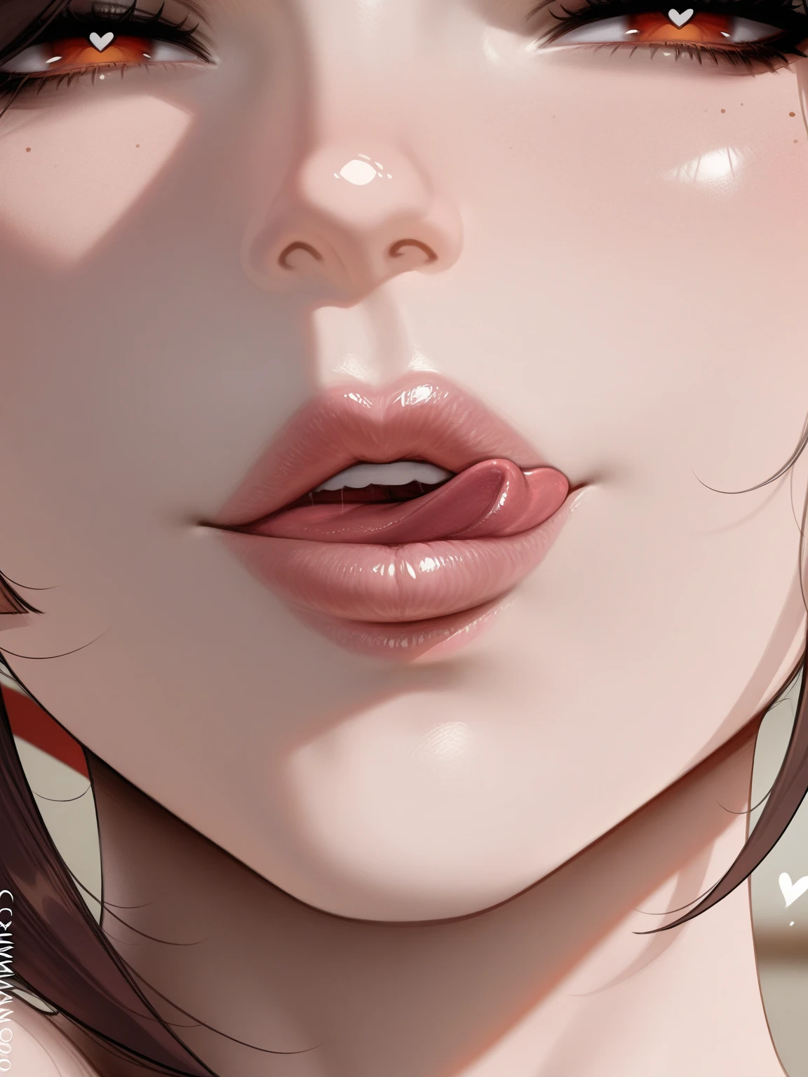 Erotic、Bedroom、Completely naked、slender、Smooth, very beautiful, white skin A girl about 、Expressionless Glasses、Black Hair、Sweat、Close-up of face child Small Big eyes Small breasts Mouth up Blowjob Sucking dick