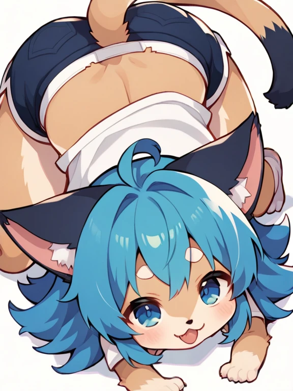 score_9, score_8_up, score_7_up, very aesthetic, source_anime BREAK 1girl,miyako \(princess connect!\), halloween costume, very long hair, blue hair, two side up, parted bangs, red eyes, eyebrows visible through hair, animal ears, animal ear fluff, cat ears, fake animal ears, black hairband, animal hands, paw gloves, fur-trimmed gloves, grey gloves, claws, white shirt, white jacket, sailor collar, fur collar, fur trim, long sleeves, fur-trimmed sleeves, neck bell, bandages, bandaged leg, bag, fang, hair bow, striped bow, red bow, orange skirt, yellow skirt, pleated skirt, layered skirt, miniskirt, black footwear, paw shoes, open mouth, (saliva),((nsfw))1boy,bare crotch,penis,(girl trembling with sexual climax:1.2).(vaginal,sex),(open mouth),smile,tongue out,,lying on bed,pov,girl on top,cowgirl position,(from below:1.4),((focus on vagina)),bedroom,indoors,((speed line,motion line,motion blur)),flat_chest,leg_spread,((nipple,open Clothes)),sweat,heat, bare shoulders, (half closed eyes),adjusting clothes, blush,looking at viewer,