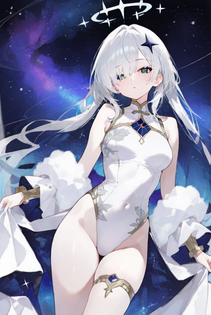 HIMEJIMAKINOKO, LIGHT PURPLE HAIR, TWINTAILS, HAIR BOBBLES, polka dot, VERY LONG HAIR, YELLOW EYES, .(Nude, naked, 1girl, solo, ,large breasts , solo) nipple ,, (wearing nothing:1.5), empty eyes, Luxury liner deck, ,blue sky, take a short walk, sea, space, Heavy snowfall area, frozen, wet, crying,, Peeing, lactation, projectile lactation