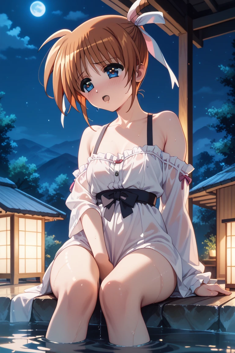 A 12 year old girl with a cute Alice in Wonderland blonde wavy headband sits naked with her legs spread wide showing her ass, anus, pussy and small nipples.。I don't wear any underwear。A pose where you can be seen from below。are small。Pose that shows your anus。pussy and anus are spread。Spreading legs with both hands。taking off the apron dress。inserting finger in pussy、SEX。NFSW