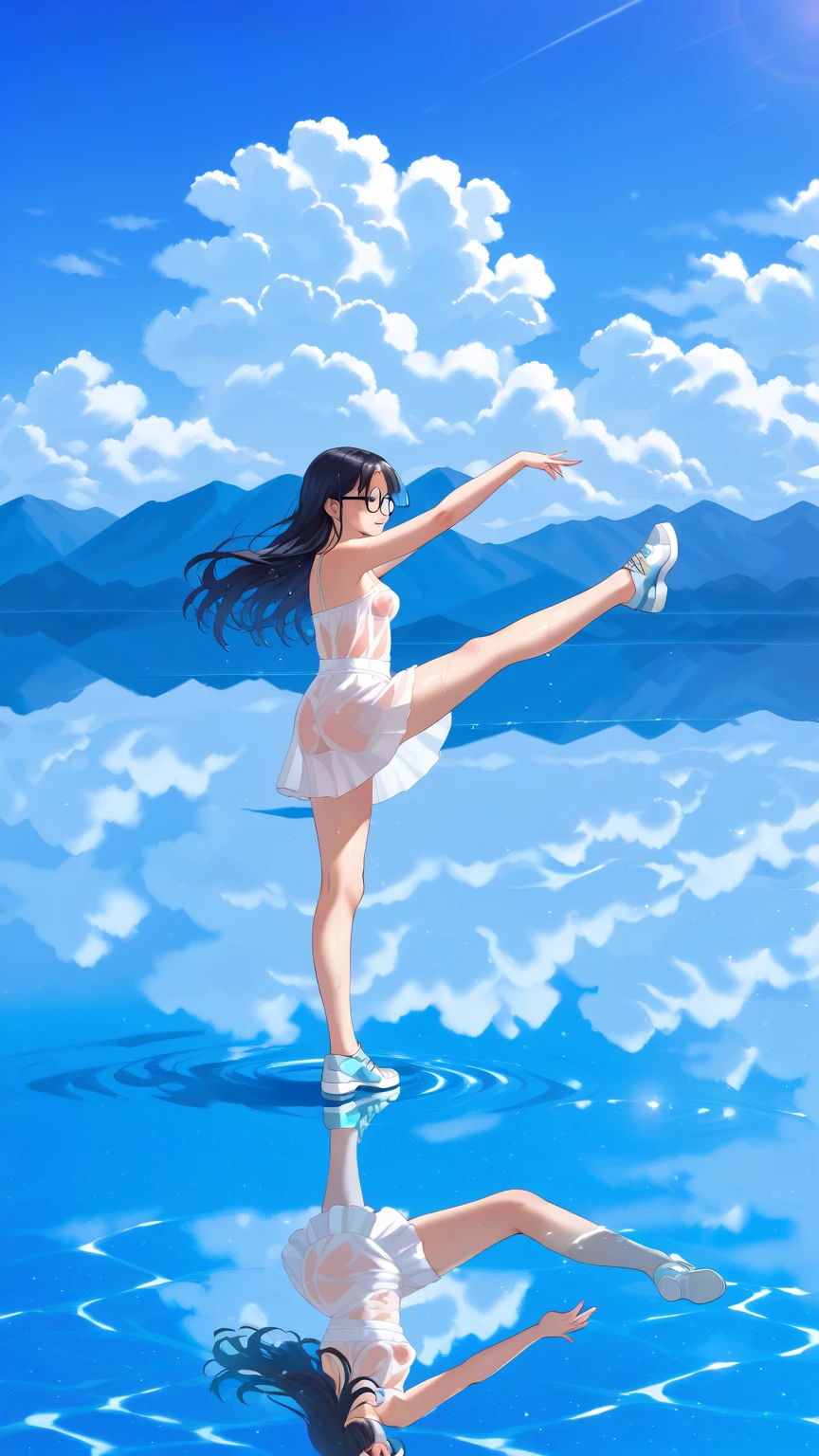 {{{{{3,318 trillion pixels high resolution, vivid filter, nsfw, A girl I thought was still very young showed her panting face and ample breasts so I gave her an aphrodisiac to make her look even sexier and her innocent appearance was tinted with a sexy aura, Realistic scenery and lovely nudity Japanese girl in a romantic Cylindrical crystal sparkling herbarium filled with flower oil, She's drastically panting, unhooking her bra to reveal her nipples and full tits, thicken the lips look pretty, Her fluffy skin and curvy back, Boobs are fluffy and bouncy, Tits that get rounder bigger}}}}}, {{{{{detail of The panting face of a neat and cheerful girl loved by everyone, Her cute supple legs and romantic panting Inside a sparkling herbarium in female hormones oil depicted in detail, in detail her cute bra hook, Trapping her in a cylindrical glittering herbarium and pouring in oils that remake her young and pretty and sexy, The young girl turns sexy as she kneels and moans and turns into the female hormones that run through her body, The bulge in the side of the breast is too cute, sideboob}}}}},{{{{{The hormones in the sparkling herbarium cause the innocent girl to change rapidly tits swelled up to huge gazongas form two beautiful mountains revealing a tight cleavage, It's too cute and innocent to see her go into her own world panting, All the sexiness that's amplified inside her makes her panting, Cuteness preserved forever shining in exchange for life from her, her beautiful slender underbust, slender curvy cute waistline, an lewd fetish for lips and necks and waistlines, her clearer nip line from underbust to hips, gloomy straight wig, thick vivid lips}}}}},{{Extremely detailed}},{{{{{heroine girl's Sexually unused body with pure and innocent aura}}}}}