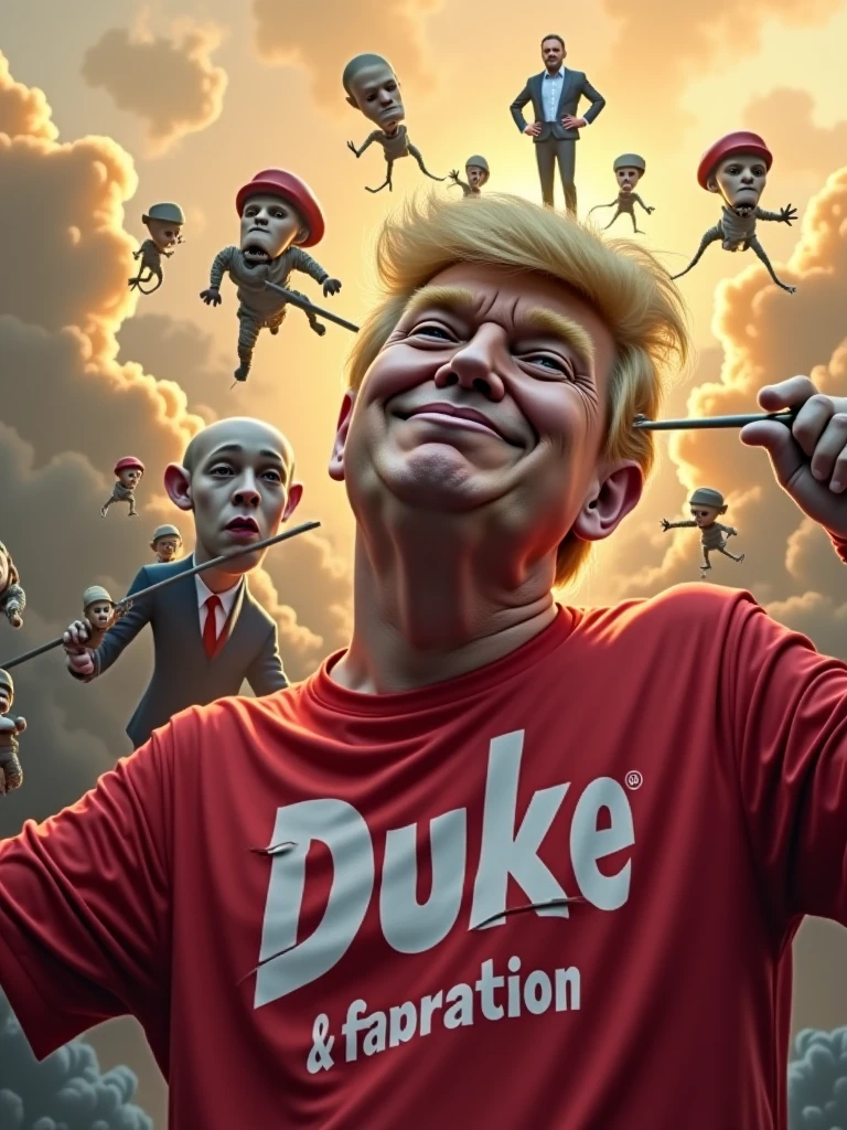 a photo of <lora:Mark Ryden Style:1>Mark Ryden Style - mark ryden high resolution, donald trump