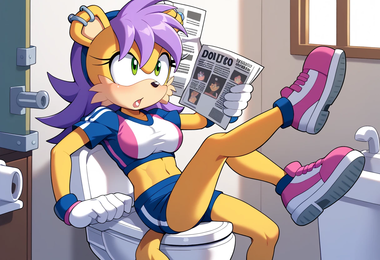 amy rose, lowleg panties, spread legs, sitting, dress, in the store, cameltoe, panties aside