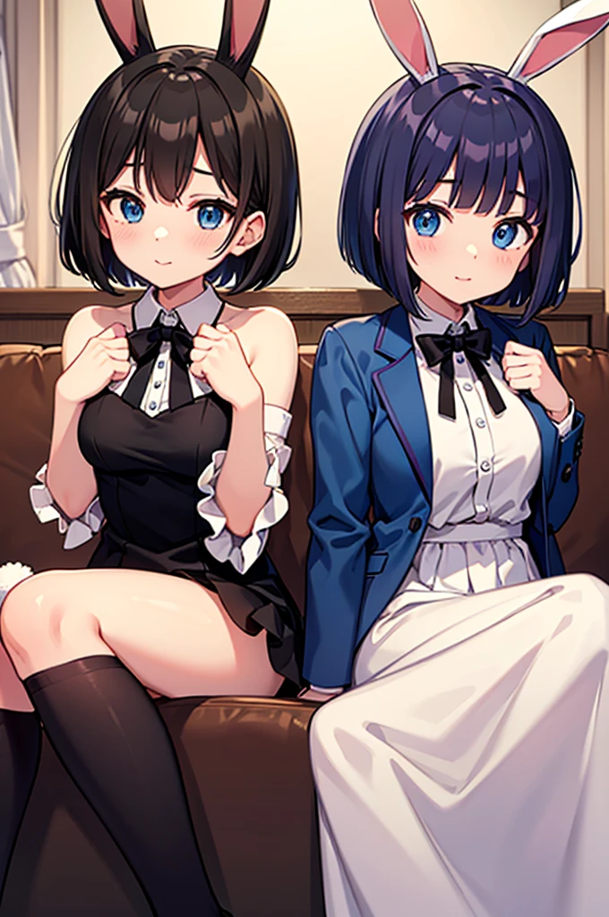 Masterpiece, Beautiful art, professional artist, 8k, Very detailed face, Detailed clothing, detailed fabric, 1 girl, Soul Fullness \(Honkai Impact 3rd\), front view, standing, perfectly drawn body, shy expression, pale skin, beautiful face, short dark blue hair, 4k eyes, very detailed eyes, pink cheeks, choker:1.6, (white long sleeve button down shirt with white collar), black gloves, gloves that cover hands, (black leather corset), (shiny black tight mini skirt), Sensual Lips , winter night, show details in the eyes, looking at the viewer, elegant city, at night