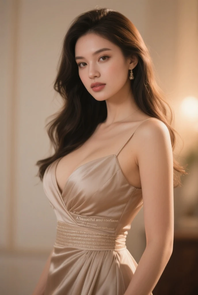 Close-up of a woman in a dress posing for a photo., nipple nipple,Gorgeous Chinese model, sexy girl, cute woman, beautiful south korean women, beautiful asian girl, beautiful asian woman, attractive woman, gorgeous woman, beautiful korean girl, jaw-dropping beauty, very beautiful woman, beautiful female model, attractive woman, rift, beautiful female model, gorgeous beautiful woman