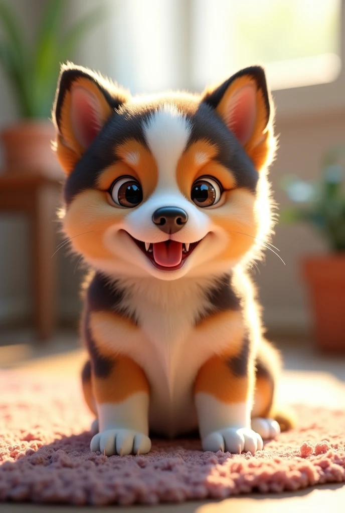 A cute puppy