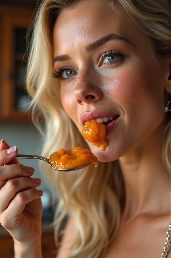 (photorealism:1.2), beautiful woman, nude, happy, Mid-ground character, platinum blonde, biting hard into a penis, bukkake, holding a large penis, pov, eating cum, having orgasm, penis sliding between tits, biting hard on penis, chomping down onto a penis head, penis biting, teeth into penis, biting into penis, trying to eat dick