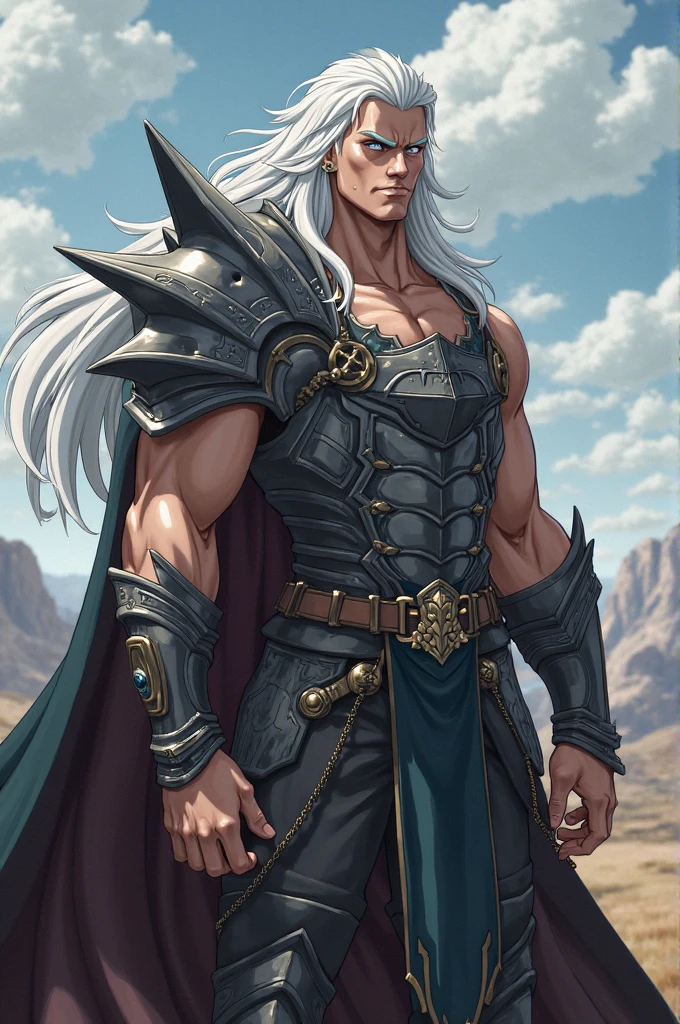 Man,viking tattoo,long hair,two axes,big legs,muscle